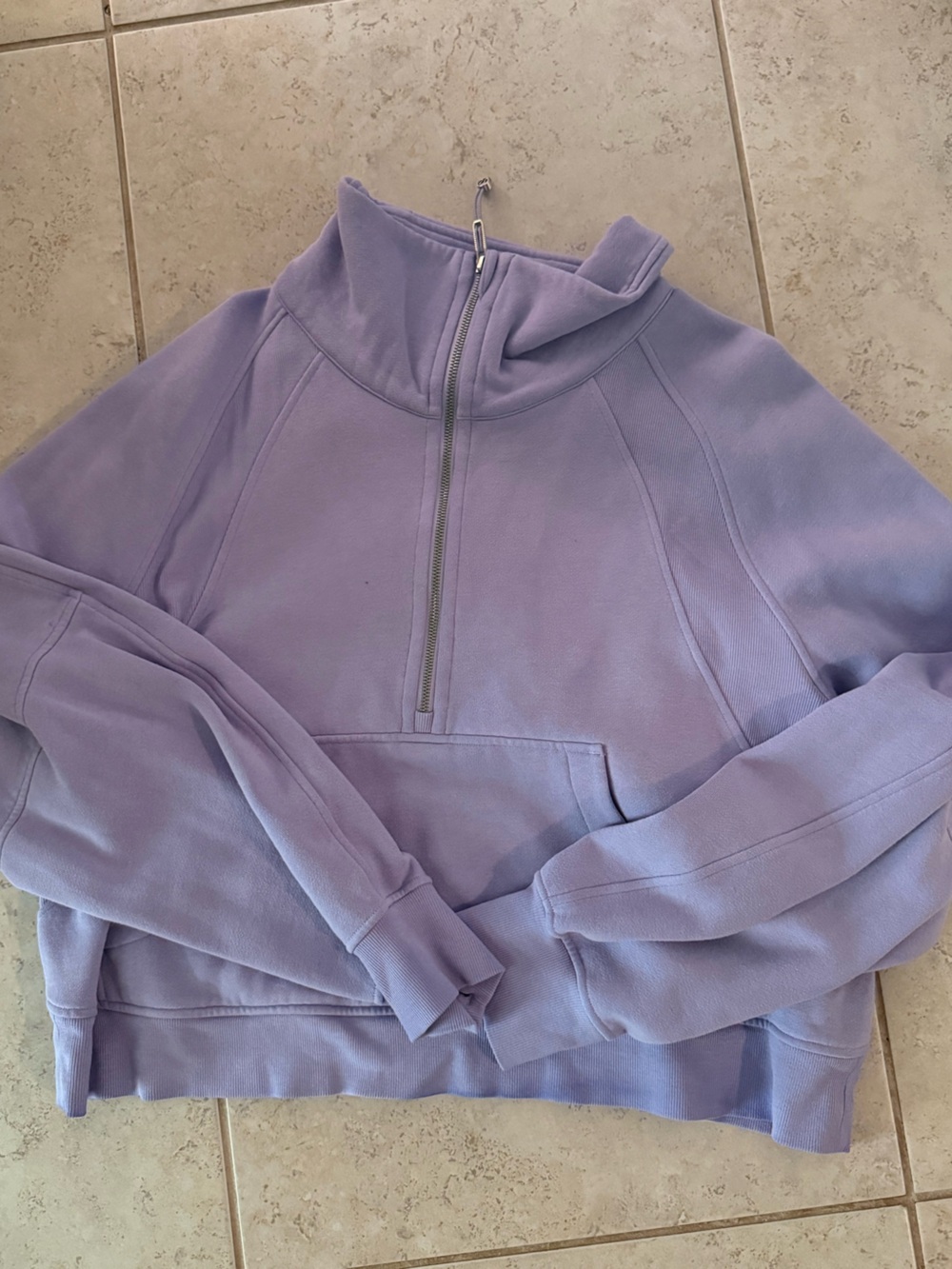 lululemon athletica Scuba Oversized Funnel Neck Light Purple